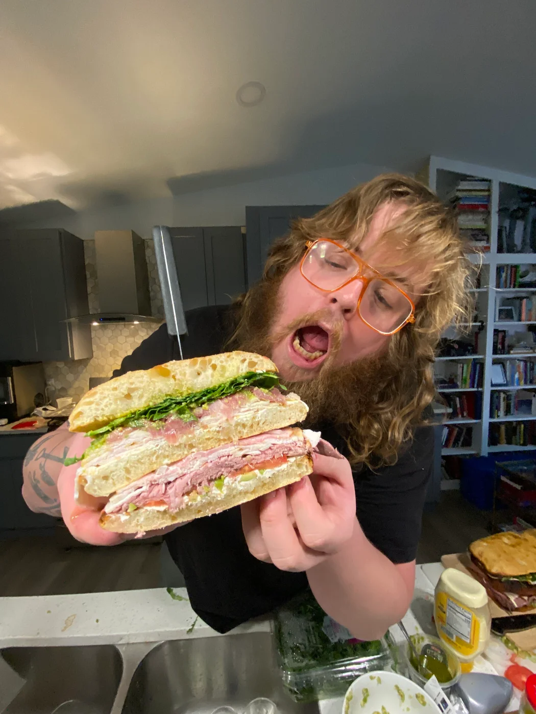 The original photograph of The Club Sandwich.