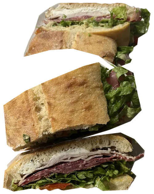 The Italian Riff, photographed in cross-section.