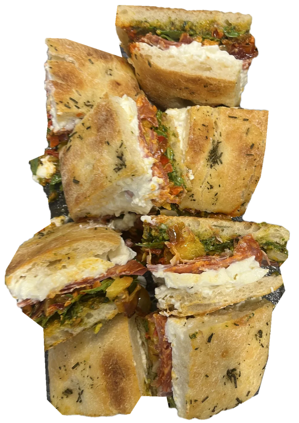 Too Spicy For Anyone, photographed in cross-section.